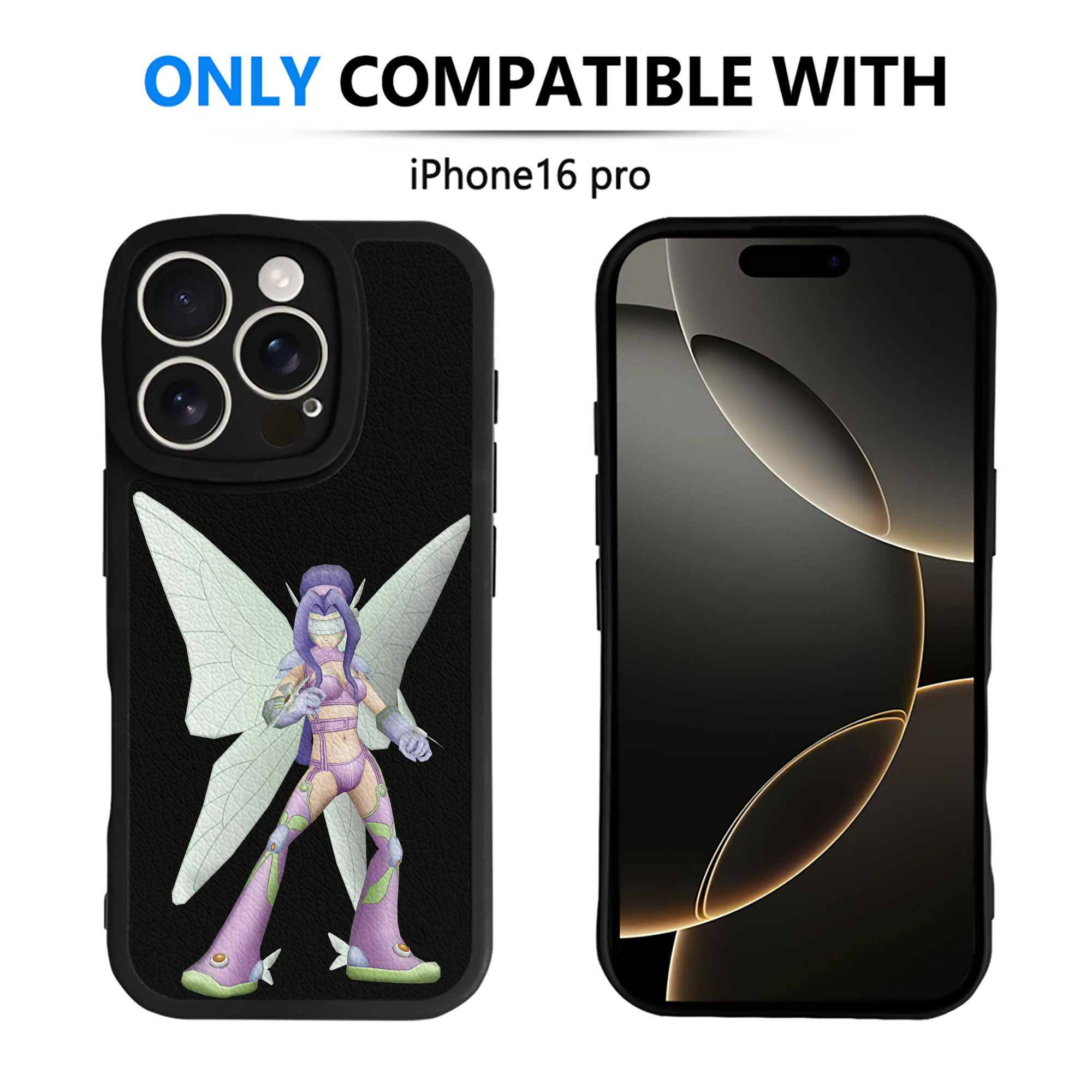 （画像用） Digimon デジタルモンスター/デジモン 【iPhone 16シリーズ対応】シリコンスマホケース（レザー調） 材質：シリコン